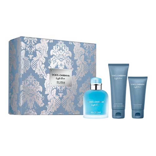 Dolce & Gabbana Light Blue Homme Intense Eau de Parfum 100 ml Gift Set Body Shower + After Shave