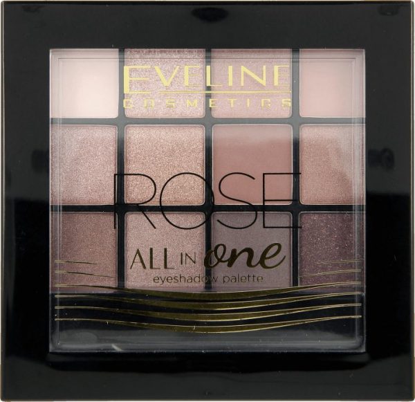 Eveline Eyeshadow Palette All In One 12 Colors Burn