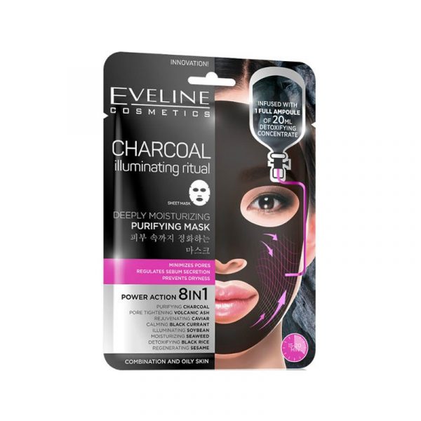 Eveline Charcoal Illuminating Purifying Mask