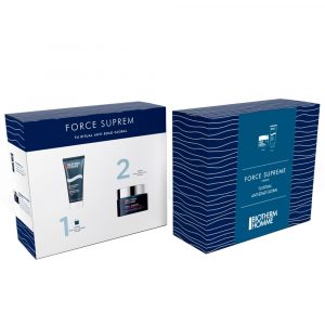Biotherm Homme Force Supreme Youth Cream 50 ml Gift Set Nettoyant Visage Cleansing 40 ml