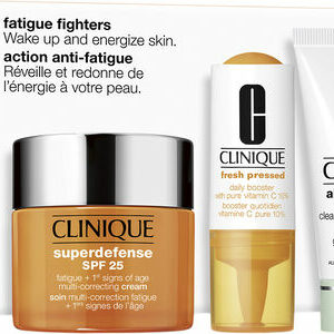 Clinique Superdefense SPF25 Fatigue + First Sings of Age Multi-Correcting Cream Dry Skin Gift Set