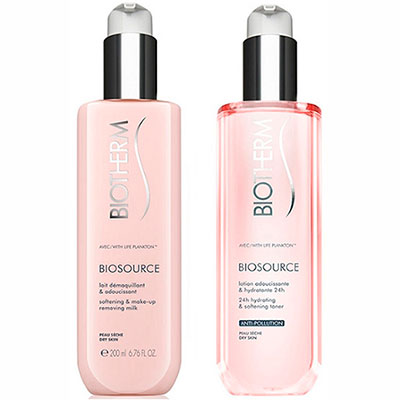 Biotherm Biosource Makeup Cleanser Duo Set for Dry Skin 400 ml