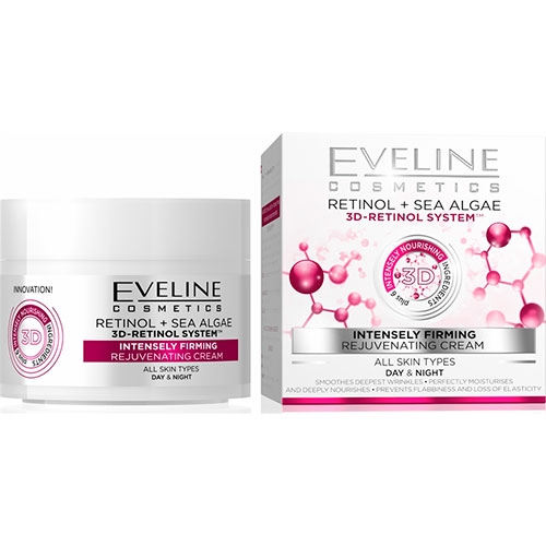 Eveline Day and Night Cream Retinol Effect 3D 50 ml