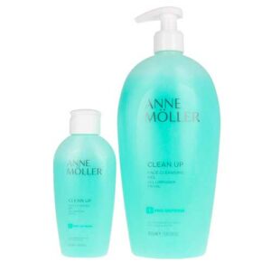 Anne Moller Clean Up Facial Cleansing Gel 400ml Gift Set Facial Cleansing Gel 100ml