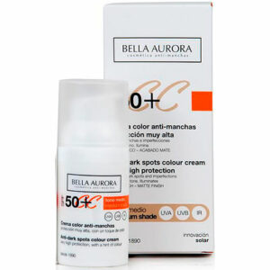 Bella Aurora CC Cream Anti Dark Spots Colour Cream Medium Shade SPF 50 30 ml