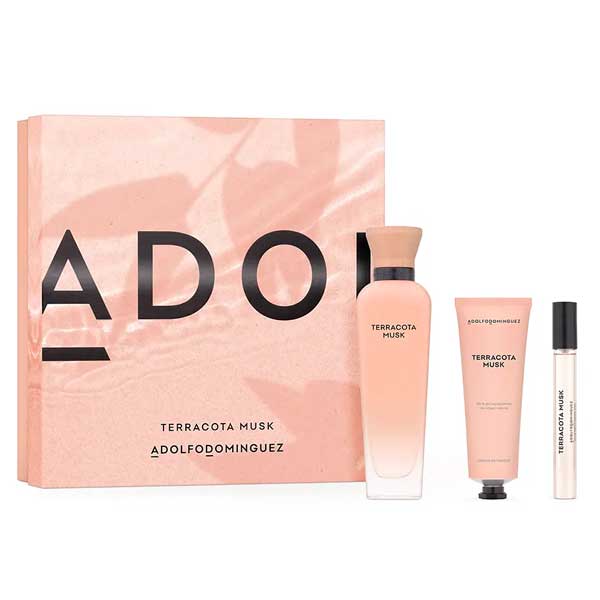 Adolfo Domínguez Terracota Musk Eau de Parfum 120 ml Gift Set
