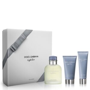 Dolce & Gabbana Light Blue Homme Edt 125 ml Gift Set After Shave 75 ml + Body Shower 50 ml