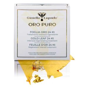 Gioiello Liquido 24Kt Gold Leaf Pure Gold 4 pcs. 5x5 cm + 2 pcs. 8x8 cm
