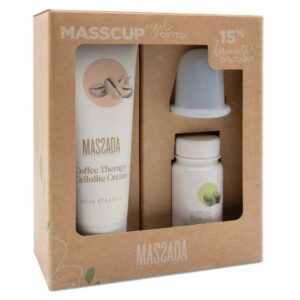 Massada Coffee Therapy Cellulite Cream 200 ml + Apple Cider Vinegar Capsules Gift Set