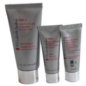 Set Elizabeth Arden Pro High Definition Radiance Try Me Kit Gentle Facial Cleanser 50 ml + Age Defying Serum 15 ml + Triple Action Protector SPF 50 15 ml