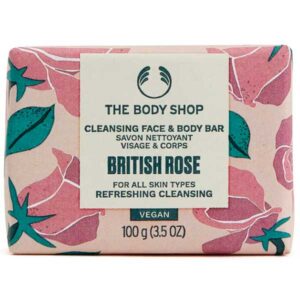 The Body Shop British Rose Face and Body Soap 100g