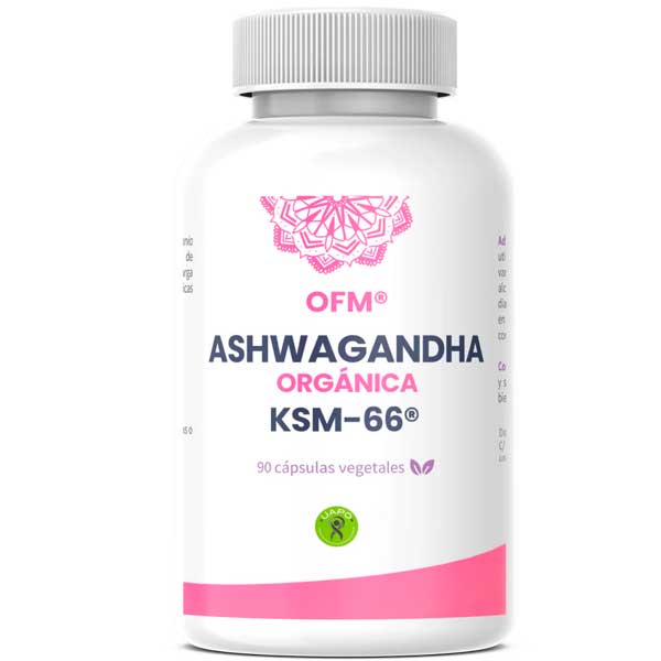 Doctor Odile Fernández Organic Ashwagandha Root Extract KSM-66®. 600mg. 90 capsules