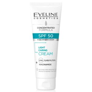 Eveline Light Care Cream Concentrated Formula SPF50 Combination and Oily Skin 30 ml
